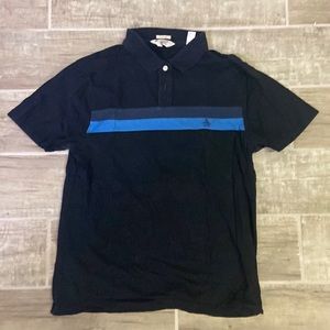Penguin vintage polo shirt navy size large